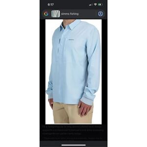 Simms Guide Series Sky Fishing Shirt xL
